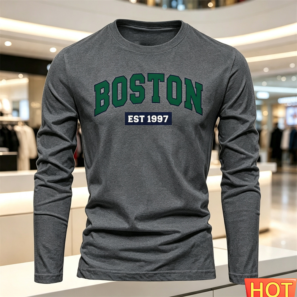 Herfst Zomer heren T-shirt met - Men'S Fashion Clothing recensie en prijs