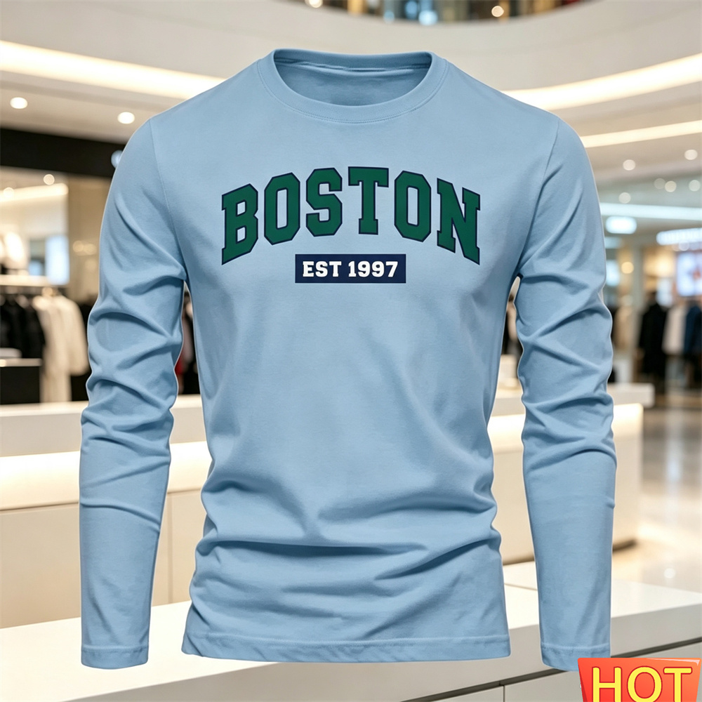 Herfst Zomer heren T-shirt met - Men'S Fashion Clothing recensie en prijs