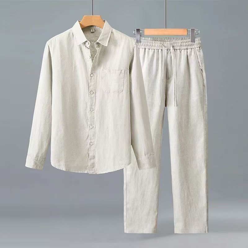(Overhemd + broek) 2026 zomer  - Men'S Fashion Trousers recensie en prijs