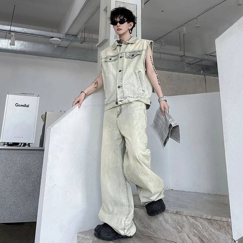 LUZHEN 2026 Zomer Denim Tweede - Mens Fashion Streetwear recensie en prijs