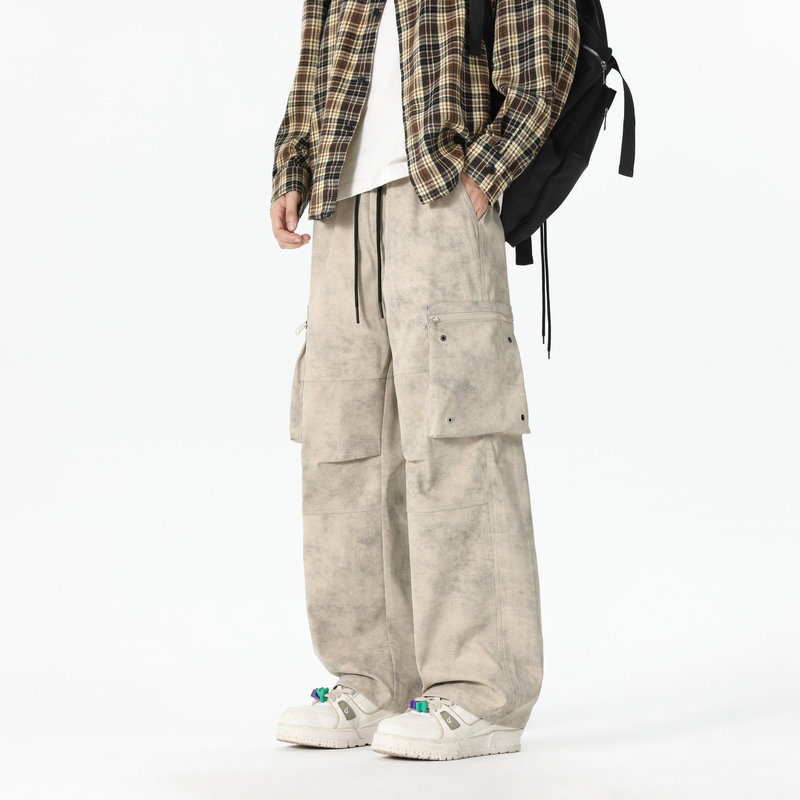 Heren elastische zak met hoge  - Men'S Fashion Trousers recensie en prijs