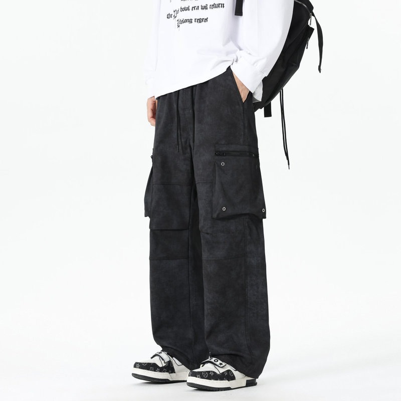 Heren elastische zak met hoge  - Men'S Fashion Trousers recensie en prijs