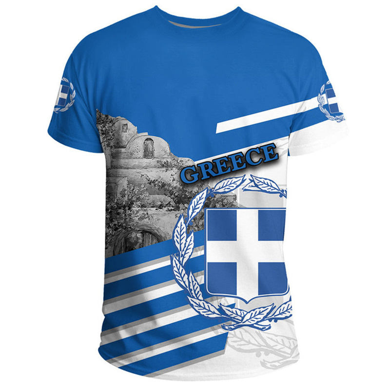 Griekenland Vlag Kaart 3d Bedr - Men'S Fashion Greece recensie en prijs