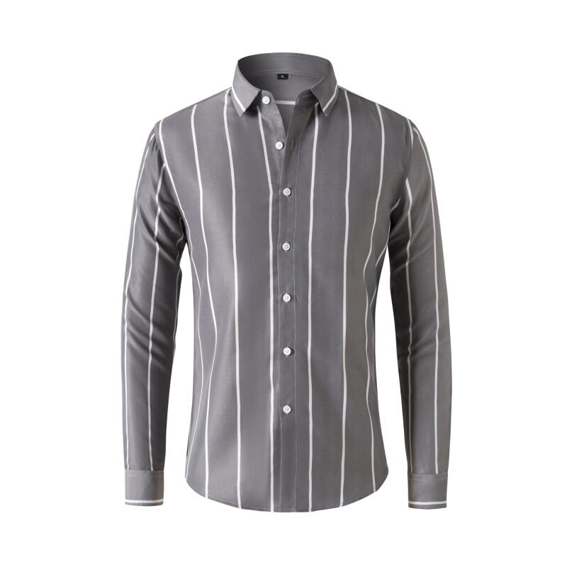 Heren gestreept overhemd met l - Men'S Fashion Clothing recensie en prijs