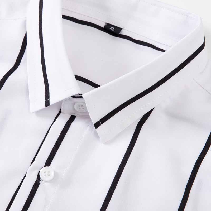 Heren gestreept overhemd met l - Men'S Fashion Clothing recensie en prijs