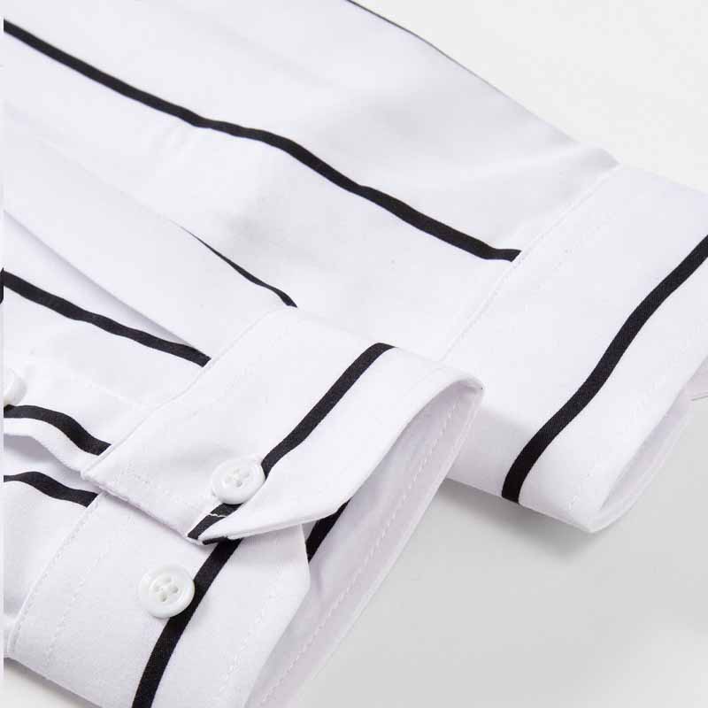 Heren gestreept overhemd met l - Men'S Fashion Clothing recensie en prijs