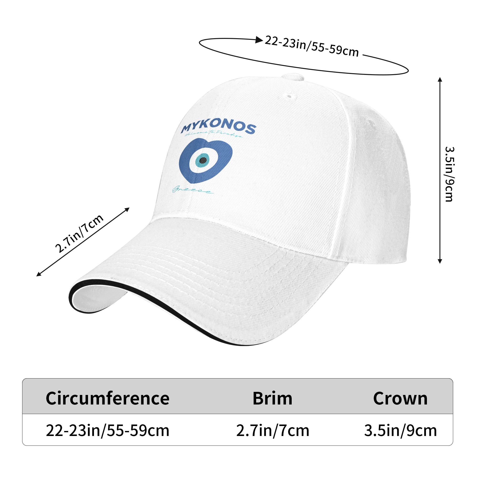 MYKONOS-GREECE Zonne-baseballp - Men'S Fashion Greece recensie en prijs
