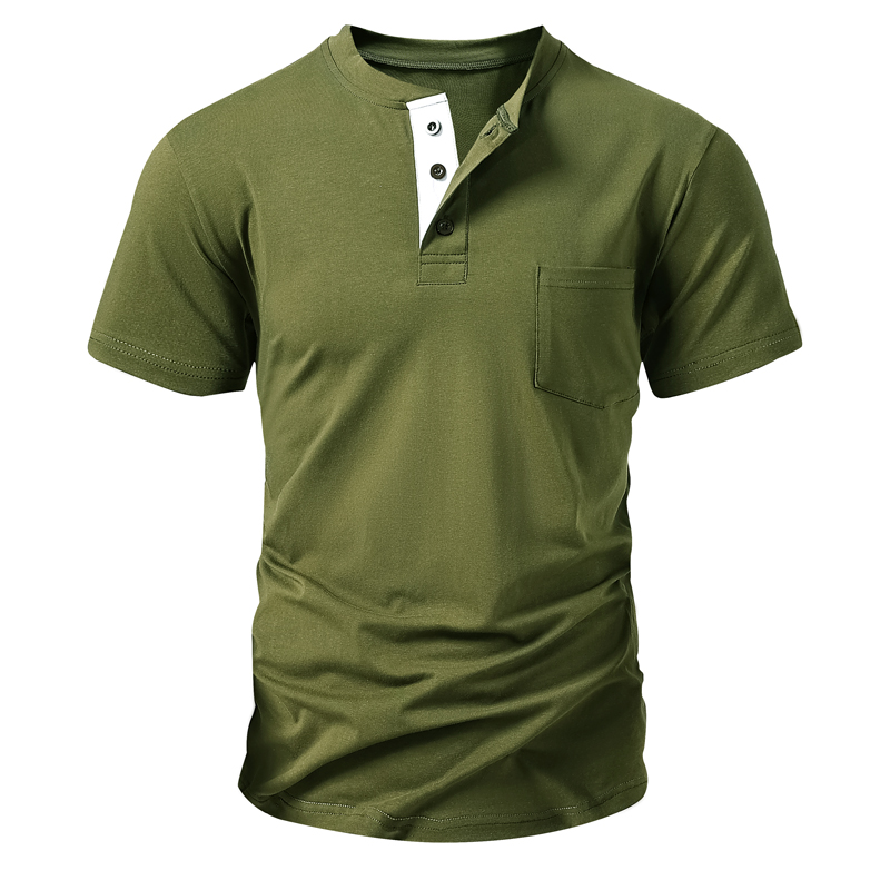 Henley T-shirt Heren EU Maat K - Mens Fashion Streetwear recensie en prijs