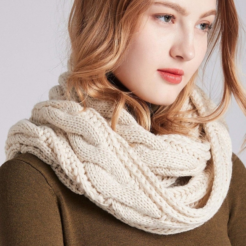 Elegante effen kleur gebreide  - Men Scarf Wool recensie en prijs