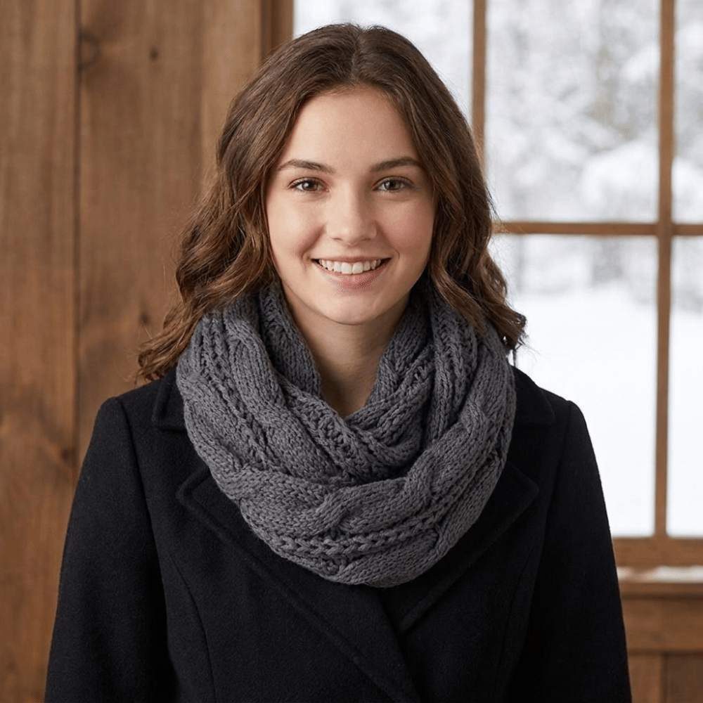 Elegante effen kleur gebreide  - Men Scarf Wool recensie en prijs