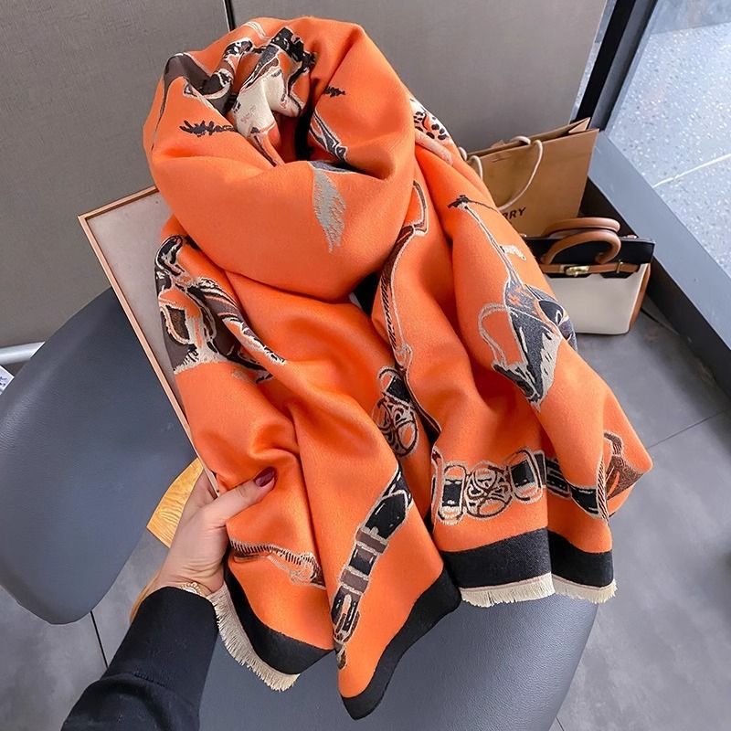 Retro Rider Horse Imitatie Kas - Men Scarf Wool recensie en prijs