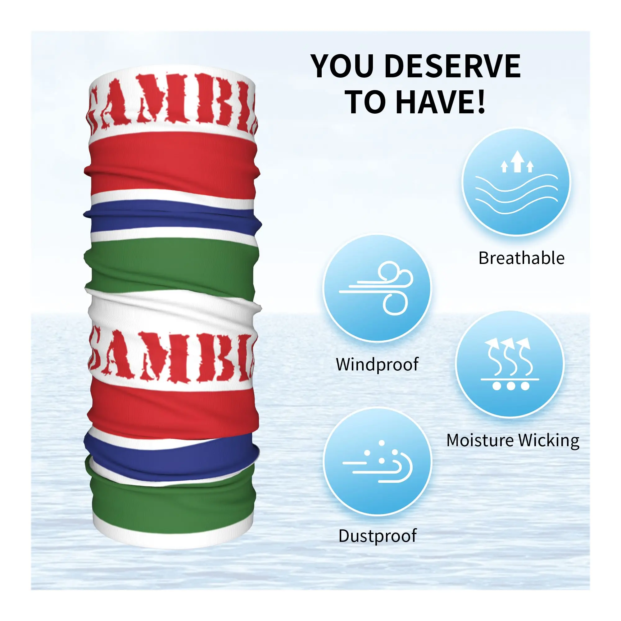 Nieuwe Gambia Vlag Bandana Win - Men'S Fashion Rings recensie en prijs