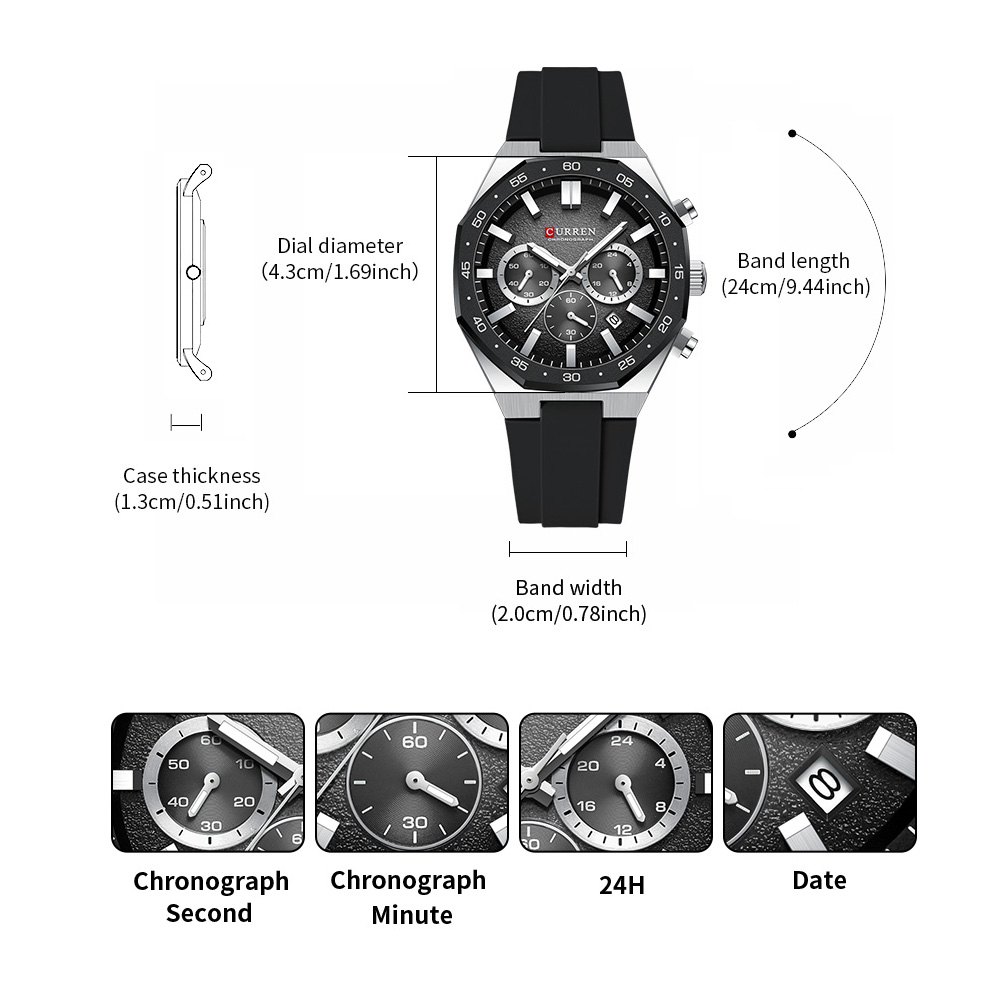 CURREN Mode Casual Heren Sport - Fashion Mens Watches recensie en prijs