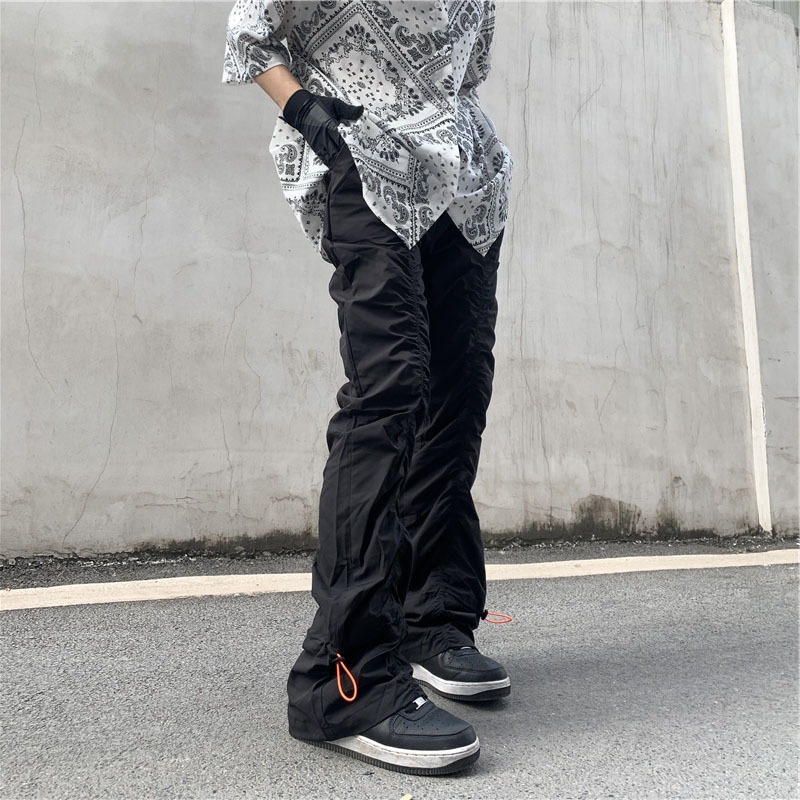 Unisex wijde broek met plooien - Men'S Fashion Trousers recensie en prijs