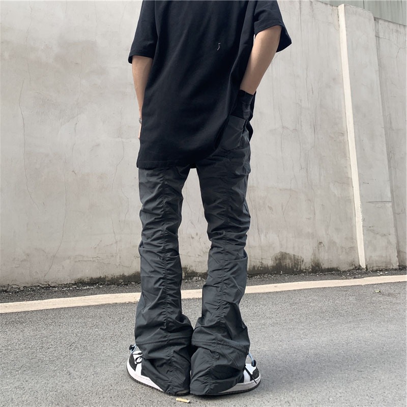 Unisex wijde broek met plooien - Men'S Fashion Trousers recensie en prijs