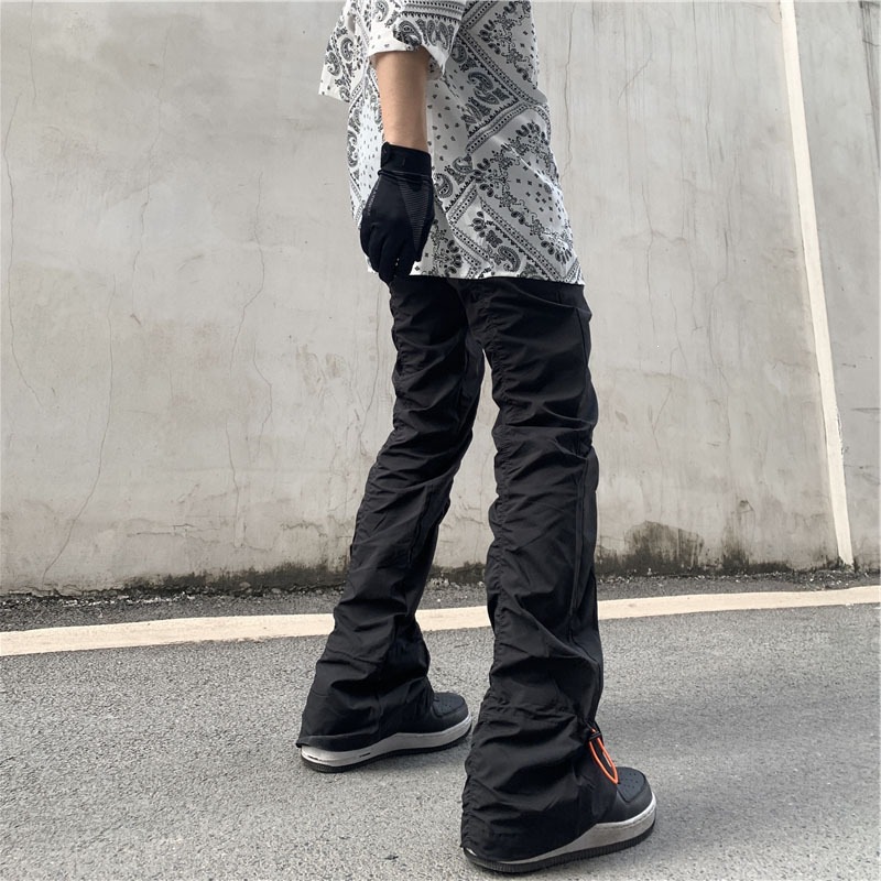Unisex wijde broek met plooien - Men'S Fashion Trousers recensie en prijs