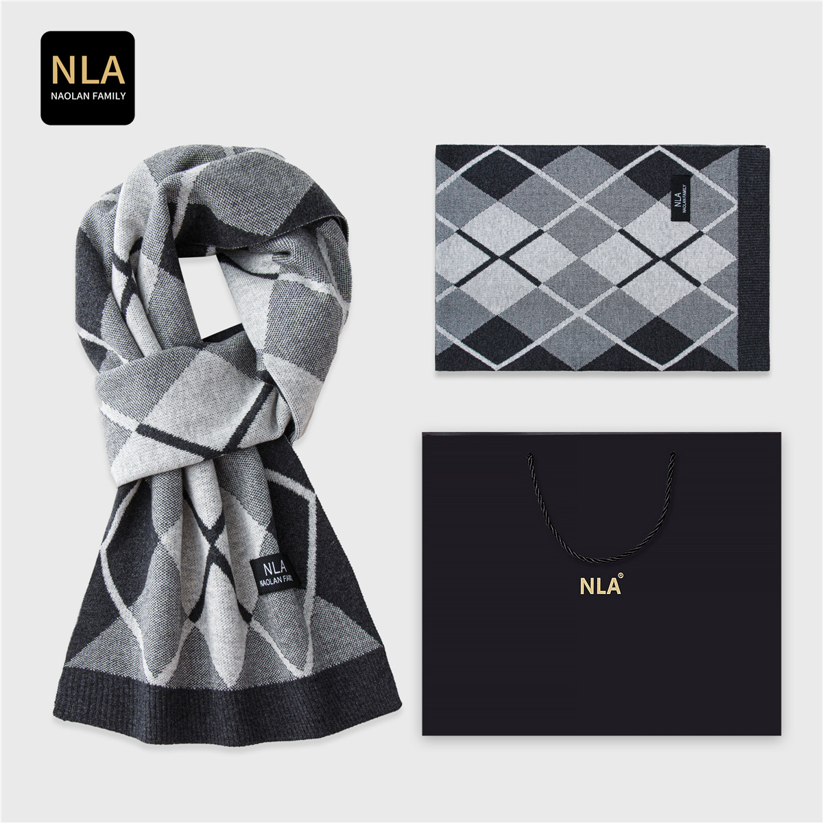 Geschenkdoos Gebreide Heren Wo - Men Scarf Wool recensie en prijs