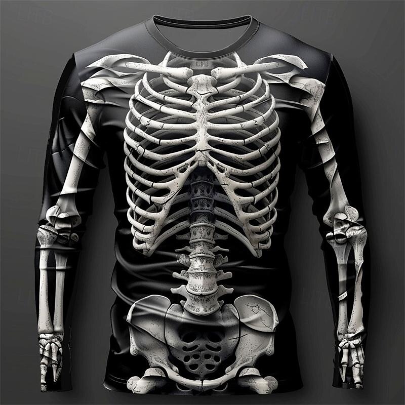 Heren T-shirt met 3D-vlammen-s - Mens Fashion Streetwear recensie en prijs