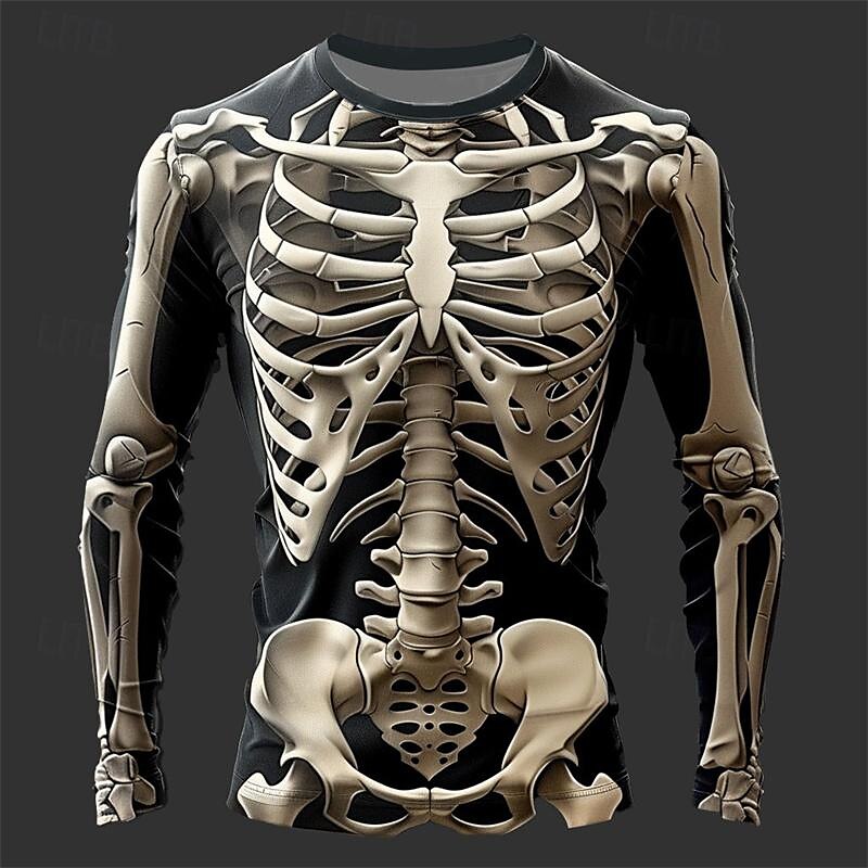 Heren T-shirt met 3D-vlammen-s - Mens Fashion Streetwear recensie en prijs