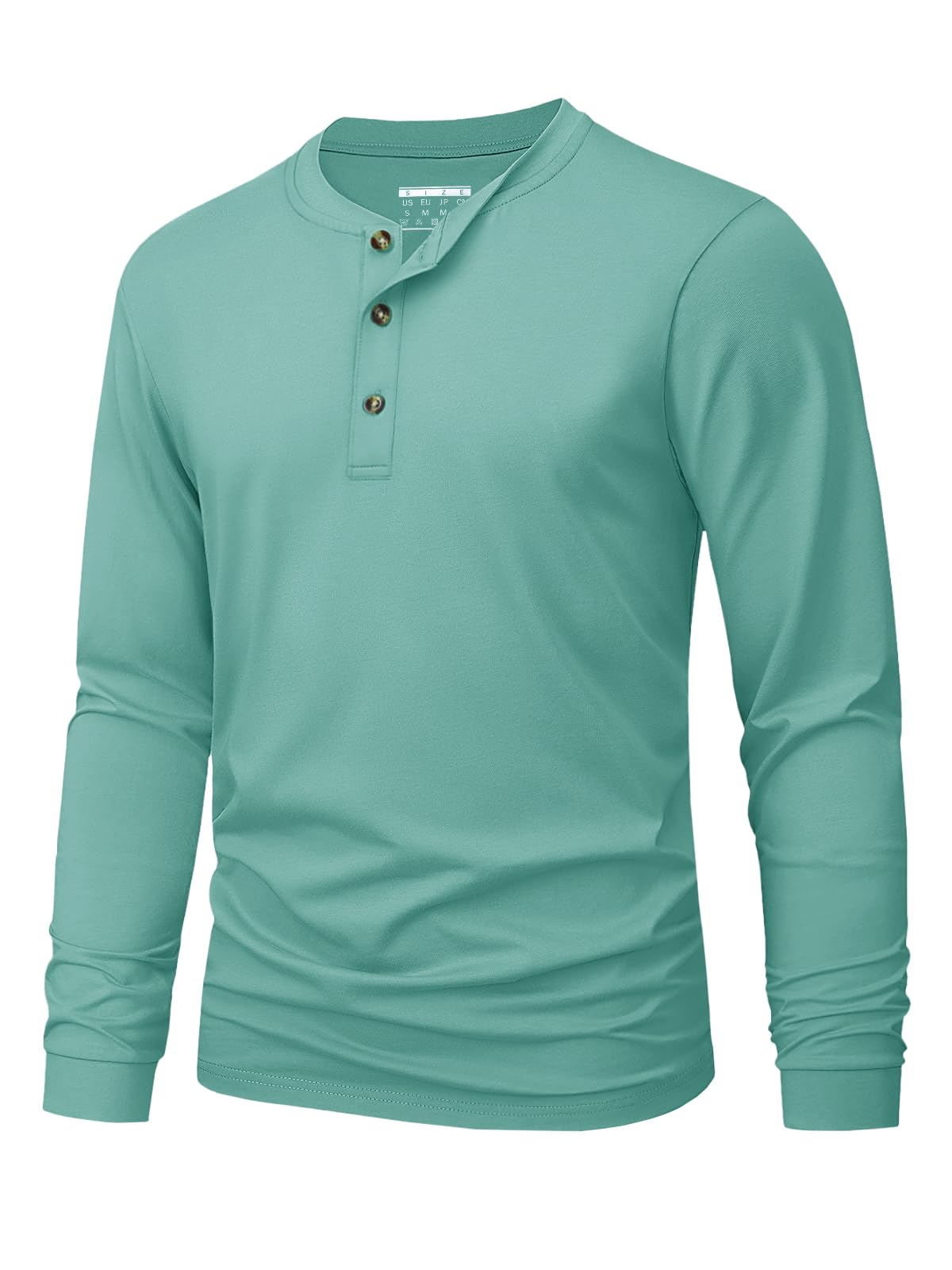 Henley-T-shirt voor heren Eenv - Men'S Fashion Clothing recensie en prijs
