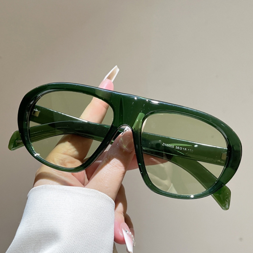 Nieuwe oversized pilot zonnebr - Men'S Fashion Old Money recensie en prijs