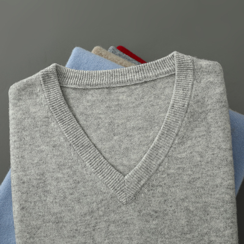 Heren Kasjmier Trui V-hals Tru - Mens Fashion Jumpers recensie en prijs