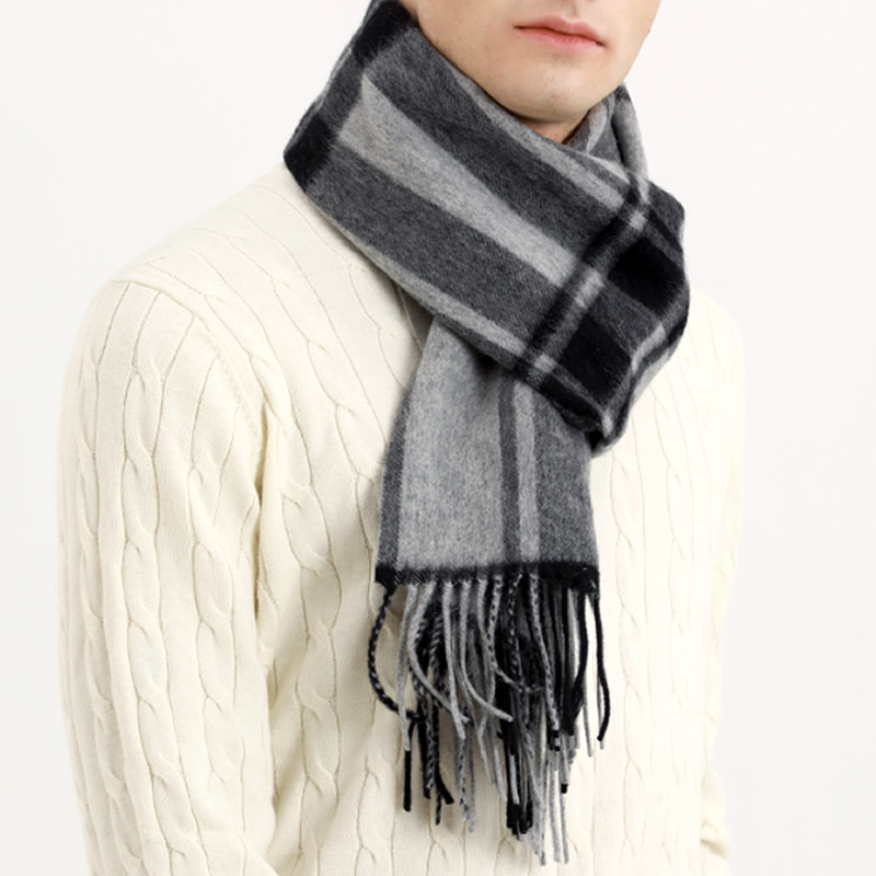 Pashmina Sjaal Mannen Winter S - Men Scarf Wool recensie en prijs