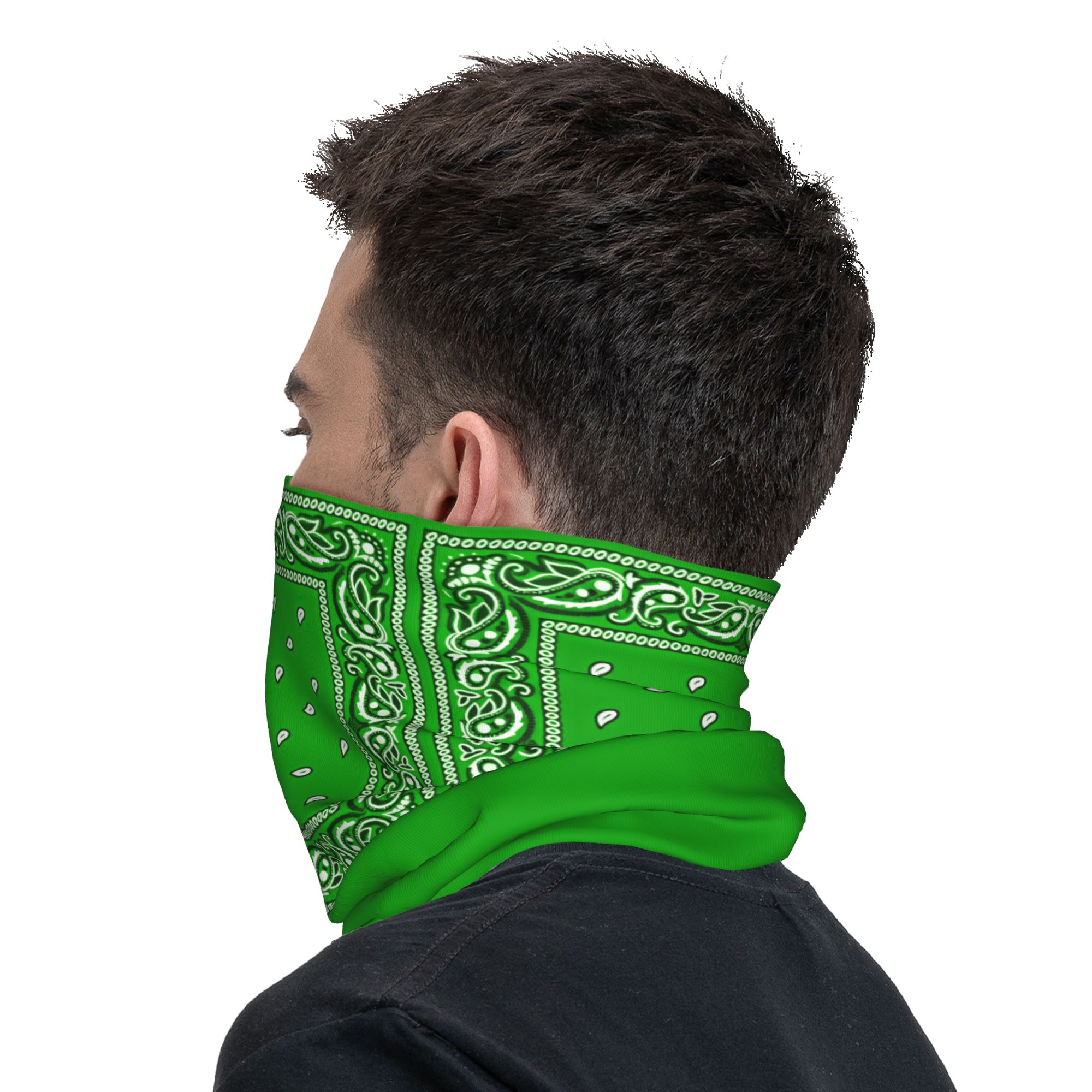 Groene bandana, coole fietsmas - Men'S Fashion Rings recensie en prijs