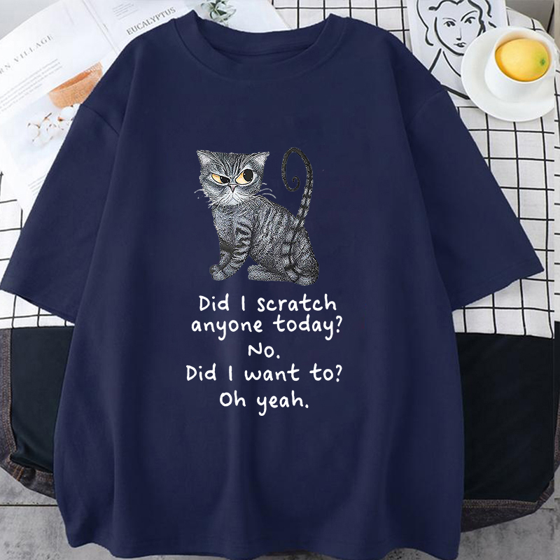 Unisex T-shirt grijs tabby kat - Men'S Fashion Today recensie en prijs