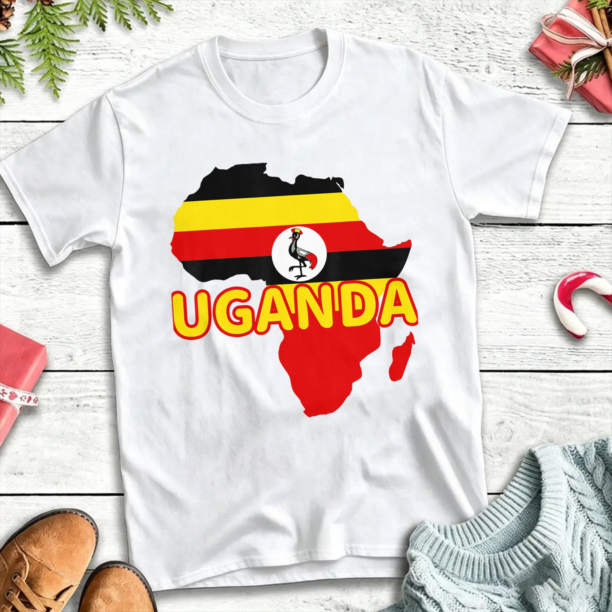 Oeganda Oegandese Pride Vlag K - Men Fashion Uganda recensie en prijs