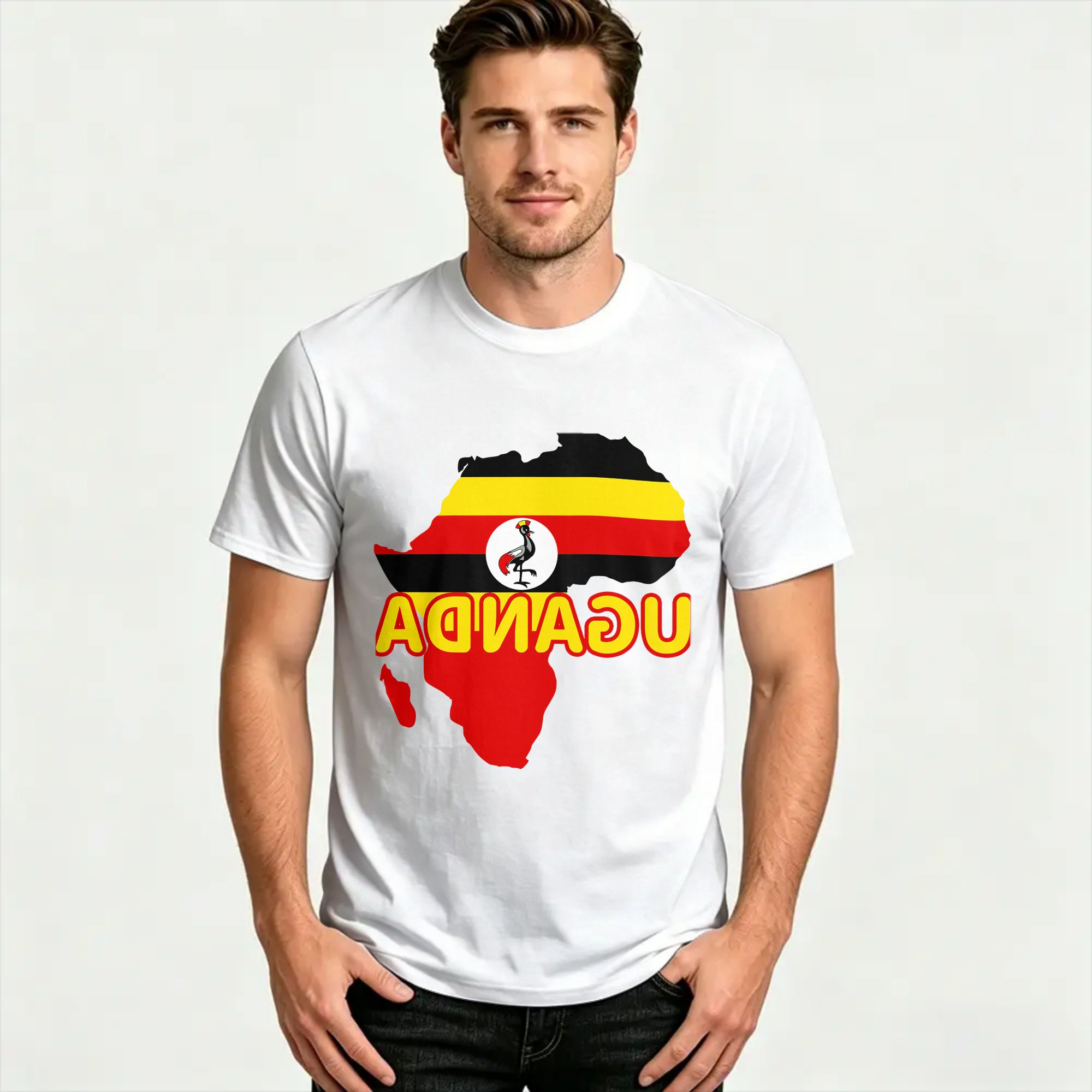 Oeganda Oegandese Pride Vlag K - Men Fashion Uganda recensie en prijs