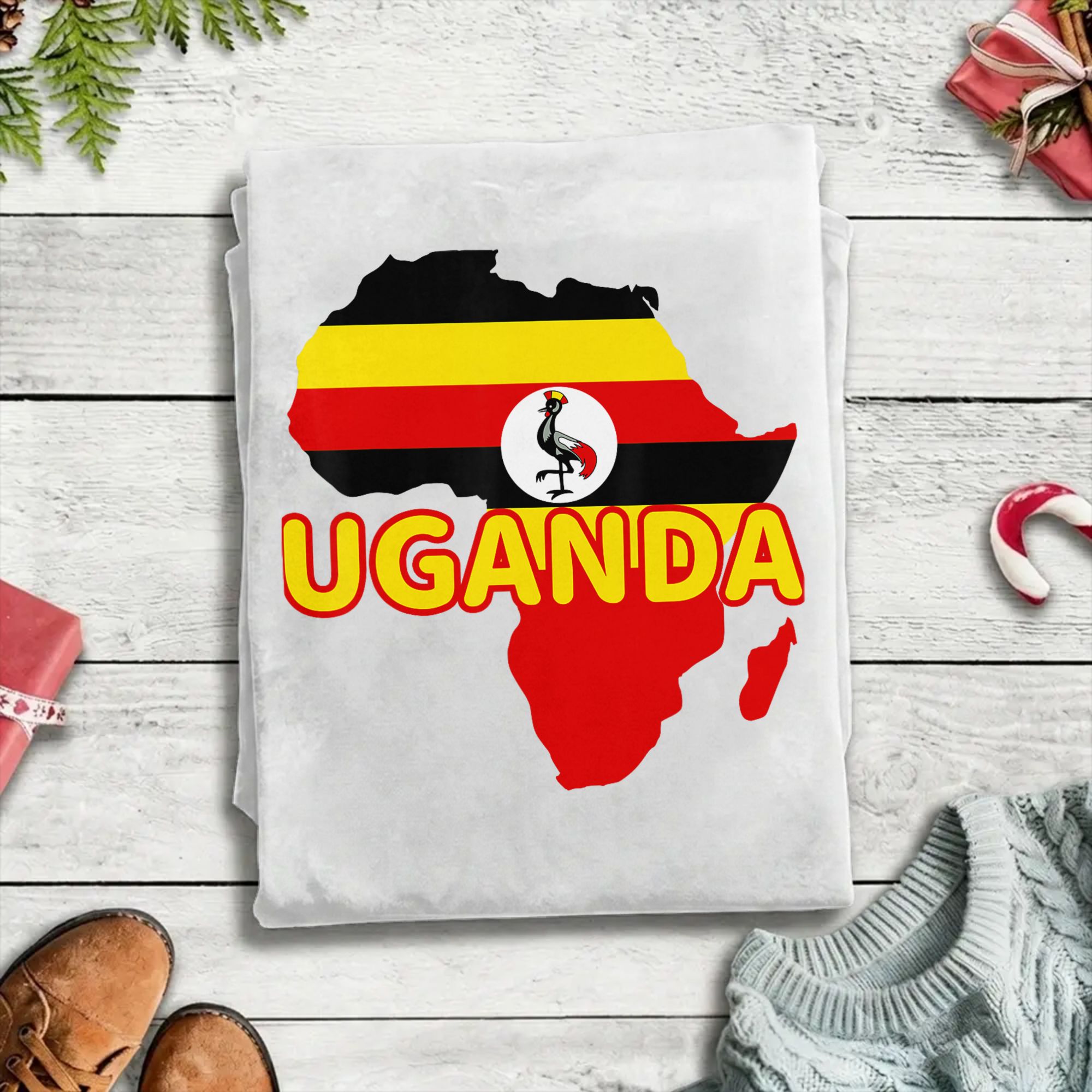Oeganda Oegandese Pride Vlag K - Men Fashion Uganda recensie en prijs